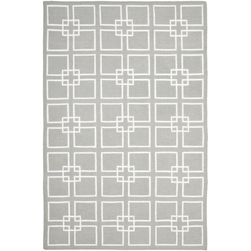 Safavieh Martha Stewart 4' X 6' Flatweave Rug in Cement Gray