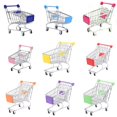 thumbnail image 2 of Jeu de Rôle pour Enfants Mini Chariot de Courses en Métal et Panier Supermarché G5V1, 2 of 9