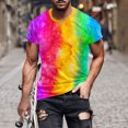 thumbnail image 2 of Birdeem Chemises pour Hommes Nouvelle Mode Décontractée T-Shirt Imprimé Sport Manches Courtes Col Rond Blouses Chemises, 2 of 12