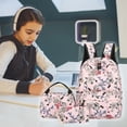 thumbnail image 4 of Vaidha Leisure Backpack Three Piece Set Large Capacity Student Backpack Backpack Floral Backpack Girl Backpack Suitable For School Travel And Going Out, 4 of 4