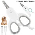 thumbnail image 1 of Pet Nail Clippers Cat Dog Claw Nail Clippers Scissors Trimmer with LED Light Trimming Grooming Tools for Small Dog Puppy Kitten Rabbit, 1 of 7