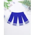 thumbnail image 4 of Ocealan Uniforme de Cheerleading pour Filles Sans Manches avec Jupe Plissée Ensemble Costume Bleu&Blanc 12, 4 of 7