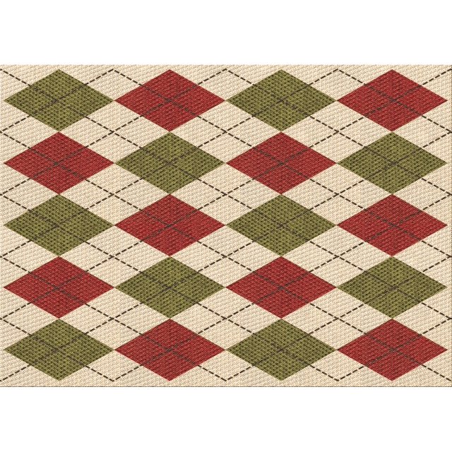 Ahgly Tapis Rectangulaire Lavable en Machine Intérieur Transitionnel Acajou Brun, 3 Pieds x 5 Pieds