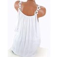 thumbnail image 3 of Birdeem T-Shirt Blouse Sans Bretelles à Épaules Dénudées pour Femmes Grande Taille avec Col Rond Appliqué et Fleurs, 3 of 4