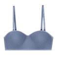thumbnail image 1 of RKSTN Bras for Women Traceless Comfortable No Steel Ring Removable shoulder strap Convertible Bras Solid Color Breathable Gathering Push up Strapless Bras, 1 of 3