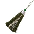 thumbnail image 2 of Tassel Keychain Hanging Pendant Exquisite Key Chain Lovely Retro Vintage Keys Ring with Lanyard Auto Accessories Bag Backpack Silver Gray, 2 of 6