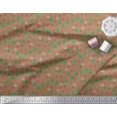 thumbnail image 3 of Soimoi Poly Georgette Fabric Text,Tomato & Carrot Vegetable Print Sewing Fabric Yard 52 Inch Wide, 3 of 3