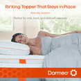thumbnail image 2 of Dormeo Surmatelas Rafraîchissant Premium pour VR, Format Court Très Grand Size, 2 of 4