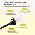 thumbnail image 5 of Climbing Rope High-strength Workmanship Alloy Buckle Hiking Sling Cord String Survival Accessories Paracord Cable Safety Ropes Dark Green, 5 of 5