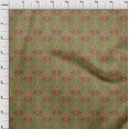 thumbnail image 3 of oneOone Silk Tabby Fabric Floral & Paisley Block Print Fabric By Yard 42 Inch Wide, 3 of 4