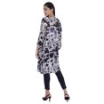 thumbnail image 4 of Moomaya Long Sheer Shrug Printed Open Front Beach Coverup Summer Cardigan, 4 of 8