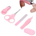 thumbnail image 4 of Baby Nail Clipper, 4Pcs Baby Manicure Set Quite Safe  For Family Blue,Pink, 4 of 8