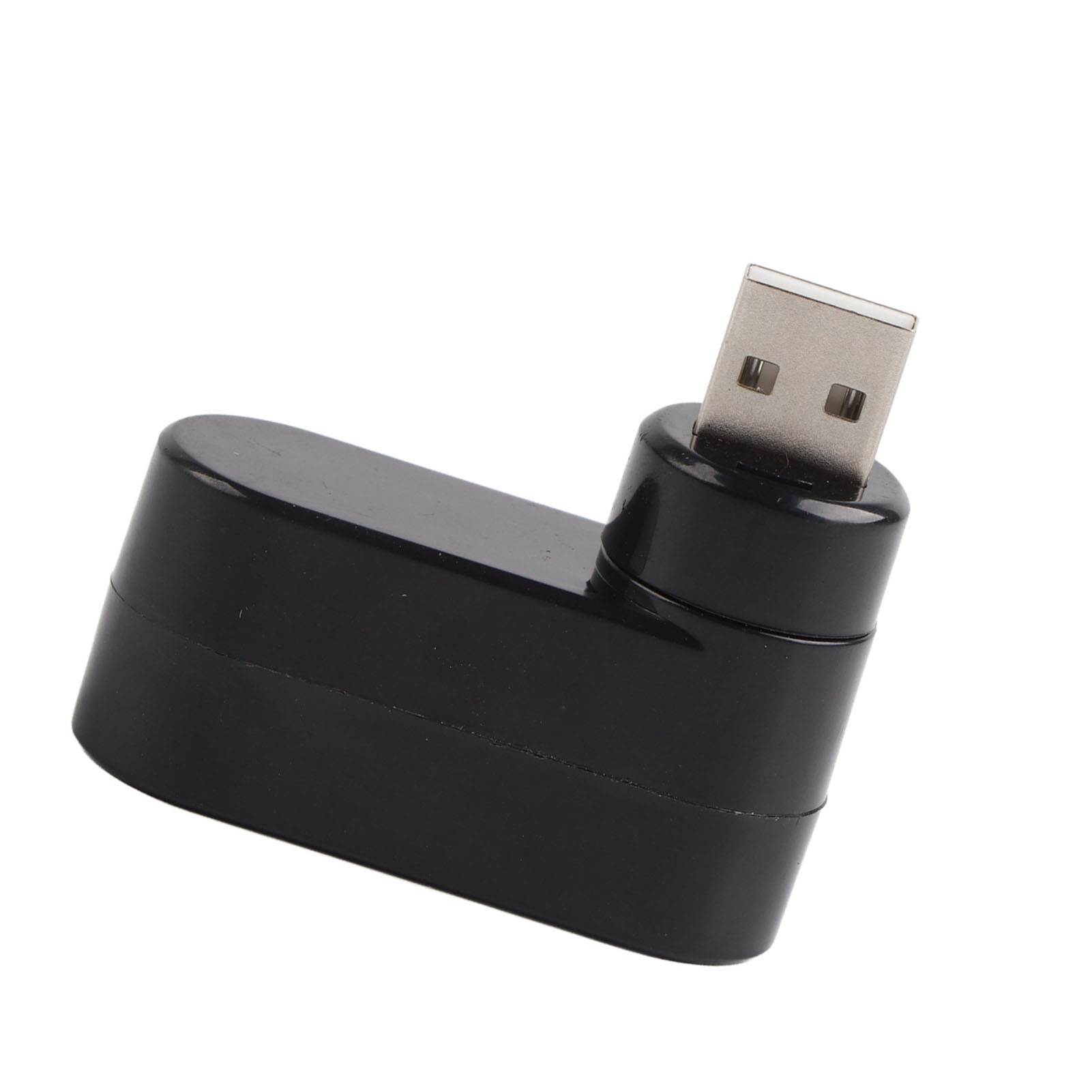 USB Hubs Ports USB 2.0 Mini Rotate Splitter Adapter Hub Slim Design Backward Compatible 3 Ports Black White
