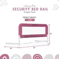 thumbnail image 2 of Dream On Me Mesh Security Bed Rail, 2 of 6