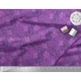 thumbnail image 2 of Soimoi Tissu Poly Georgette Texture et Feuilles d'Automne Tissu Imprimé 1 Yard 52 Pouces de Large, 2 of 3