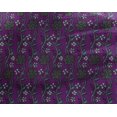 thumbnail image 4 of oneOone Georgette Viscose Fabric Leaves & Floral Block Decor Fabric Printed BTY 42 Inch Wide, 4 of 4