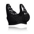 thumbnail image 5 of Plus Size Push Up Bra Solid Color Bra Without Steel Ring Push Up Plus Size Mother Lace Underwear, 5 of 5