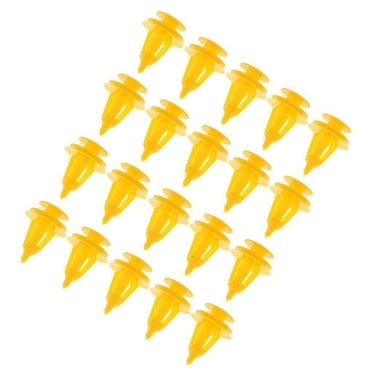 fastboy 20 Pcs Clips de Panneau de Porte à Goupille 6507686-AA pour Jeep Grand Cherokee Jaune