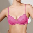 thumbnail image 3 of Bra Wireless Women Convertible Bra Feature V-Neck Longline Bra Style W-1546 Pinks-a 36, 3 of 6