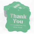 thumbnail image 2 of Inkdotpot Pack Of 50 Thank You For Celebrating The Bride To Be Bridal Shower Paper Tags DIY Craft Bracket Shape Real Silver Foil Hang Tags, 2 of 7
