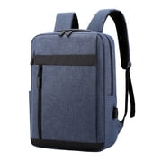 Qocolhg Travel Laptop Backpack, Business Anti Theft Slim Sturdy Laptops Backpack with USB Charging Port, Water Resistant College School Computer Bag Gift for Men & Women Fits 15.6 Inch Notebook