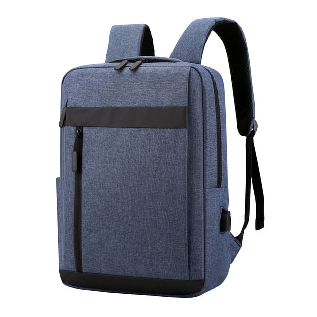 Qocolhg Travel Laptop Backpack, Business Anti Theft Slim Sturdy Laptops Backpack with USB Charging Port, Water Resistant College School Computer Bag Gift for Men & Women Fits 15.6 Inch Notebook