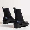 thumbnail image 4 of EGNMCR Bottines pour Femmes et Bottines Courtes Rétro d'Hiver à Cheminée Bottes pour Femmes Bottes Décontractées Mode Bottes pour Femmes, 4 of 8