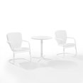 thumbnail image 1 of Crosley Ridgeland 3 Piece Outdoor Bistro Set in White Gloss, 1 of 8