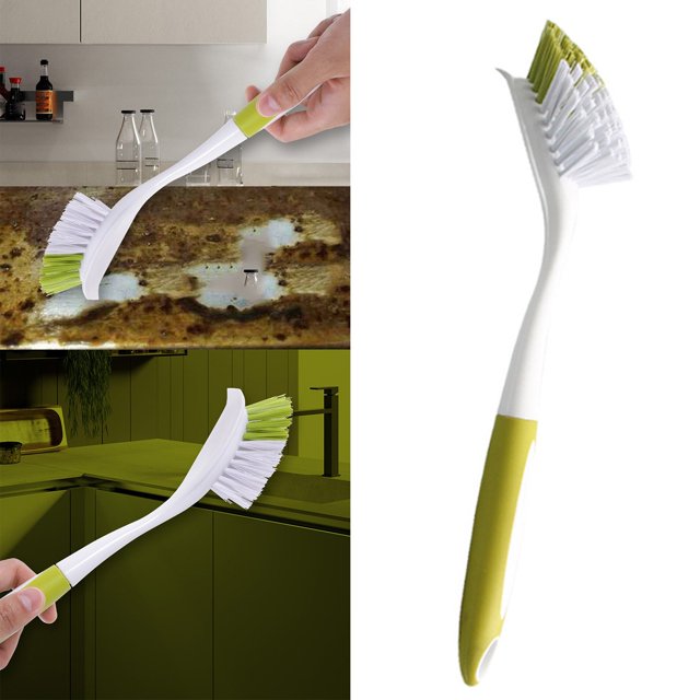 LPSSTORE Scrub Brush for Dishes Kitchen Bathroom Cleaning with Stiff