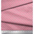 thumbnail image 2 of Soimoi Poly Georgette Fabric Floral Block Print Fabric by Yard 52 Inch Wide, 2 of 3