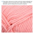 thumbnail image 3 of Unique Bargains Fil Acrylique Rose Foncé, Lot de 2 Écheveaux de 50 g, 3 of 7