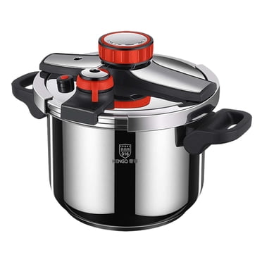 Siruishop Pressure Canner Cooking Pot Deep Pressure Pan for Restaurant Home Commercial 6L