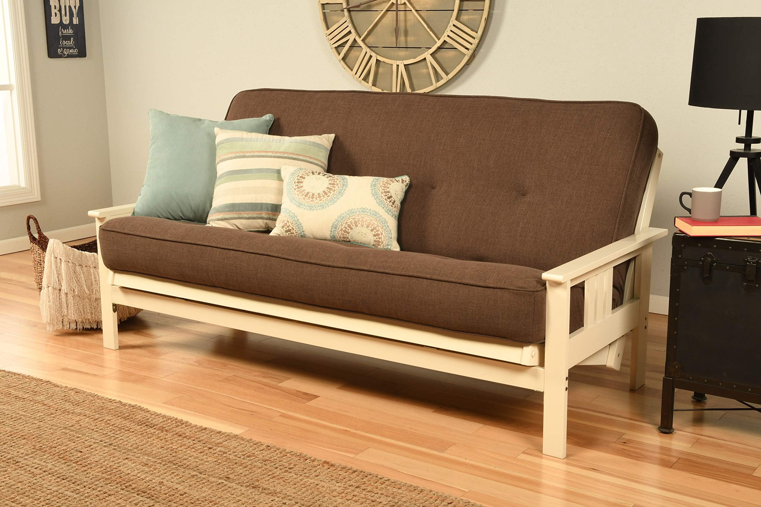 Kodiak Furniture Linen Cocoa Full-size Futon Mattress Only