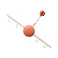 thumbnail image 2 of facefd Self -Adhesive Bracket Wall Mounted Holder Adjustable Punch Free Stand with Hooks Pink, 2 of 6