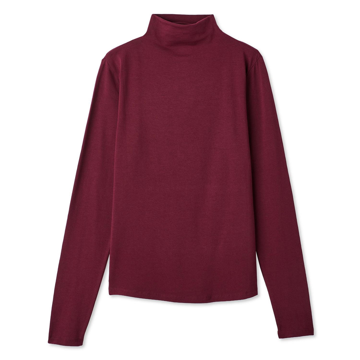 George Women's Mock-Neck Long-Sleeve T-Shirt