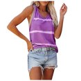 thumbnail image 2 of LSLJS Débardeurs à Col Rond pour Femmes Mode Femmes Été Ample Imprimé T-Shirt à Col Rond Manches Courtes Blouse Décontractée, 2 of 4