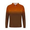 thumbnail image 4 of Pisexur Chandails en Molleton pour Hommes à Manches Longues, Chandail à Col Rabattu, Mode Décontractée, Patchwork de Couleurs Surdimensionné, Chandail-Over, Fermeture Éclair Quart, Chemises de Gym Athlétiques, Chandail en Molleton Grande Taille M-6TG, 4 of 5
