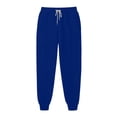 thumbnail image 3 of Pisexur Womens Sweatpants Ribbed Straight Leg Sweatpants High Waist Workout Jogging Pants Trendy Casual Solid Color Sweat Pants Baggy Comfort Drawstring Wide Leg Pants Loungewear with Pockets, 3 of 6