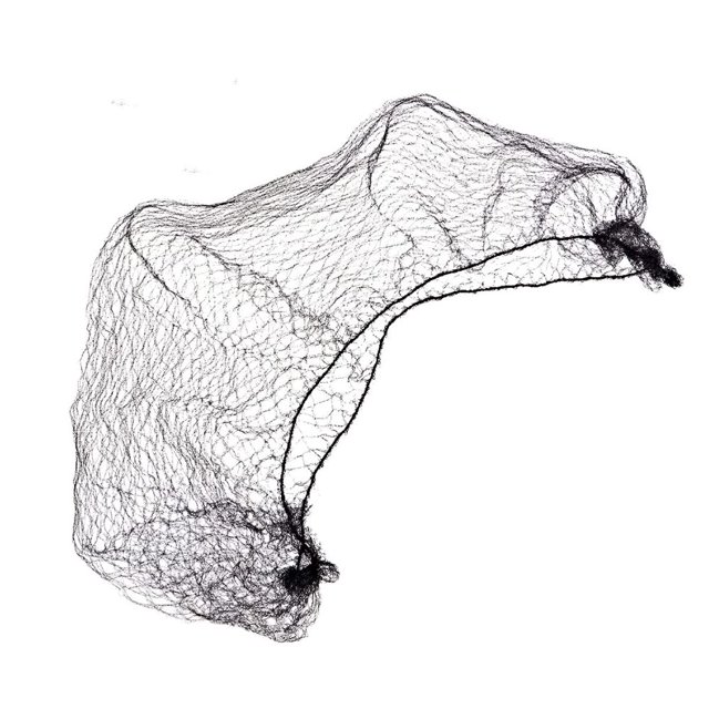 HLONK Hair Nets 100Pcs Invisible Elastic Edge Mesh Dress-up Hair Bun for Making Food Kitchen Serve Dancer
