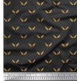 thumbnail image 1 of Soimoi Gray polyester Crepe Fabric Brush Stroke Abstract Printed Fabric 1 Yard 52 Inch Wide, 1 of 3