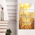 thumbnail image 1 of Plantes de Blé Brun dans les Champs - Impression sur Toile Florale, 1 of 3
