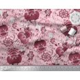 thumbnail image 3 of Soimoi Silk Fabric Dot & Floral Artistic Fabric Prints By Yard 42 Inch Wide, 3 of 5