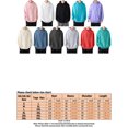 thumbnail image 3 of Innerwin Chandail à Capuchon à Cordon pour Hommes, Sport, Manches Longues, Décontracté, Vert Lac, L, 3 of 3