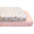 thumbnail image 1 of 2-Pack Fitted Crib Sheets, Floral, 1 of 8