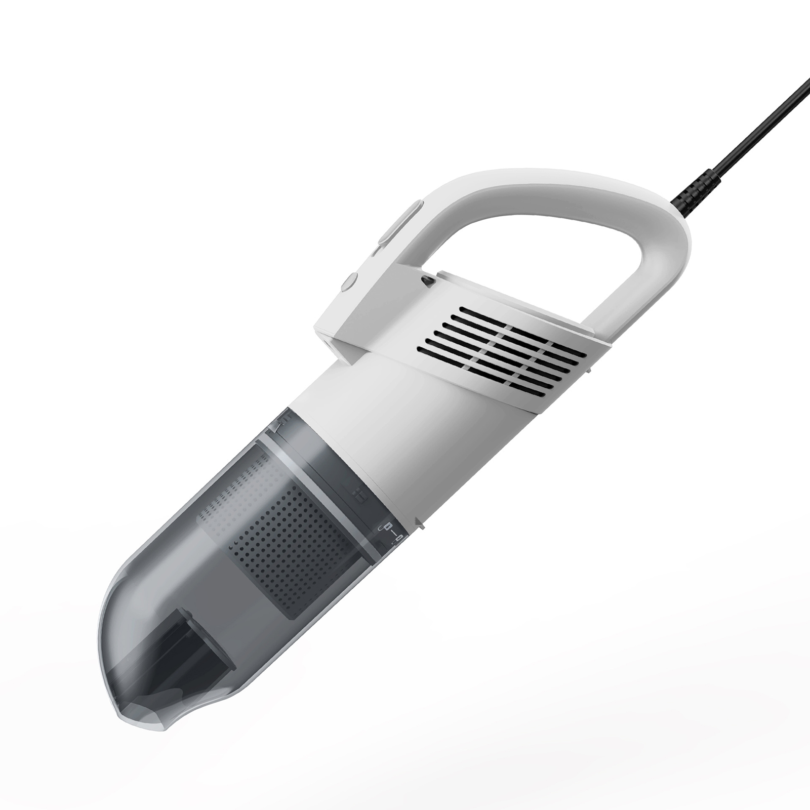 TopOne 12V Handheld Vacuum 100W 12000PA Strong Suction Wire Control Car Vacuum Cleaner with Visible Dust Cup
