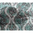 thumbnail image 5 of oneOone Viscose Chiffon Turquoise Blue Fabric Block Quilting Supplies Print Sewing Fabric By The Yard 42 Inch Wide, 5 of 5