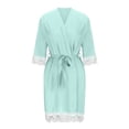 thumbnail image 4 of LSLJS Pyjama d'Intérieur Mode pour Femmes Pyjama à Manches Longues pour Femmes Chemises de Nuit Peignoirs d'Intérieur, Peignoirs Cadeaux pour Femmes, 4 of 6