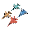 thumbnail image 2 of 4pcs Fighter Jet Model, Toy Pull Back Alloy Aircraft Models with Exciting Propeller Design for Children, 2 of 7