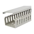 thumbnail image 2 of StarTech.com Open Slot Cable Management Raceway with Cover, 3"(75mm)W x 2"(50mm)H, 6.5ft(2m) length, 1/4"(8mm) Slots, PVC Network Cable Hider Kit/Wall Wire Duct, Max 180 Cables, UL Listed - UL94 V0, M1 Fire Rated (CBMWD7550) - Cable raceway - 6.6 ft - gray - TAA Compliant, 2 of 6