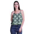 thumbnail image 1 of Moomaya Haut Court à Bretelles Spaghetti Imprimé pour Femmes Cami Tops d'Été, 1 of 5